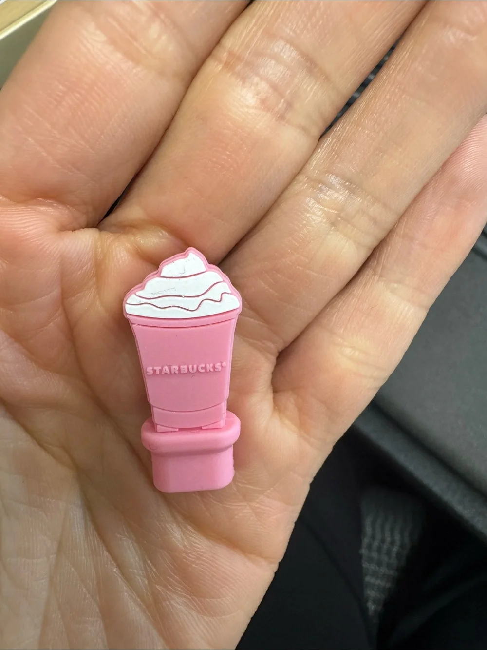 Starbucks Pink Mini Frappuccino stopper Accessory